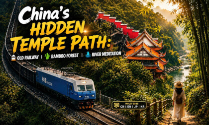 Wander China Ep.25|China’s Hidden Temple Path: Old Railway, Bamboo Forest & River Meditation （走进中国隐秘古寺小路：老铁路、竹林与河畔冥想）