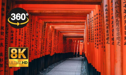 Fushimi Inari, Kyoto, Japan | 360º 8K The path of a thousand torii
