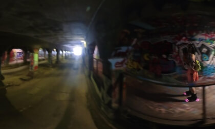 Skating the Frog Street Tunnel ATL