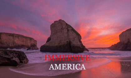 California Coast: Shark Fin Cove (8K 3D VR180)