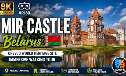 Mir Castle Belarus 🇧🇾 in 8K VR180 | Step Inside a UNESCO World Heritage Castle