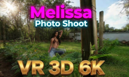 Melissa photo shoot slide show VR 3D 6k