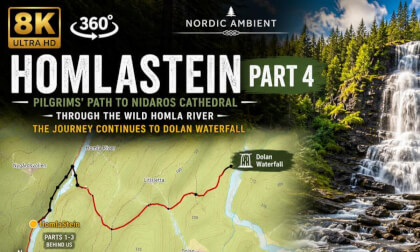 HomlaStein Part 4 | Dolan Waterfall – Pilgrims' Path Through Nordic Wilderness | 8K 360° VR Norway