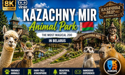Kazachny Mir Animal Park 🇧🇾 in 8K VR180 | The Most Magical Zoo in Belarus