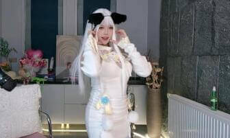 8K60 3D180   Cosplay  Lovebirds at Play CutePudding VR Dance