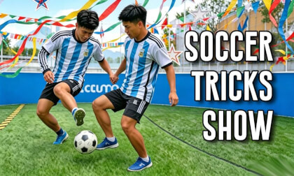 Freestyle Juggling Show: Romantic Improvisation Between Soccer and Feet