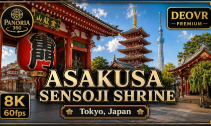 Asakusa Sensoji Shrine 360° VR | Tokyo Temple Walk in 8K 60fps