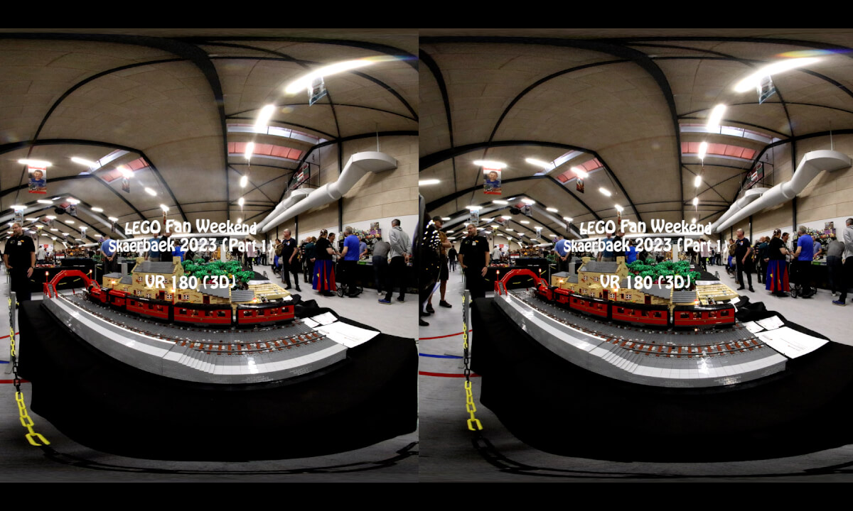 LEGO exhibition Skaerbaek 2023: part 1 (VR 180 3D 8K)