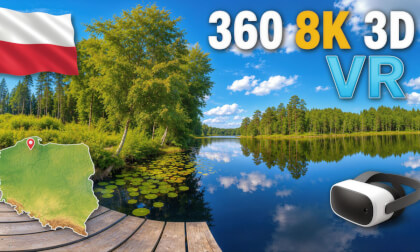 🌲 Peaceful Weekend in Kashubia | Lakes, Forests & Kites in 360 3D VR