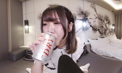 ASMR drinking with girl