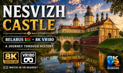 Nesvizh Castle in Belarus 🇧🇾 | UNESCO World Heritage | 8K VR180 Walking Tour