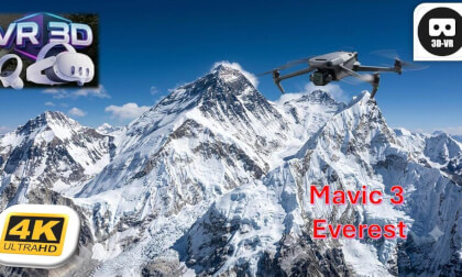 3D 29000 Feet Up Mount Everest with DJI Mavic 3