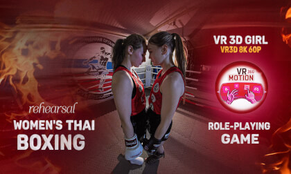 GIRLS IN THAI BOXING | ROLE-PLAYING GAME | PRE-SHOOT REHEARSAL VR Video GIRLS IN THAI BOXING | ROLE-PLAYING GAME | PRE-SHOOT REHEARSAL VR
