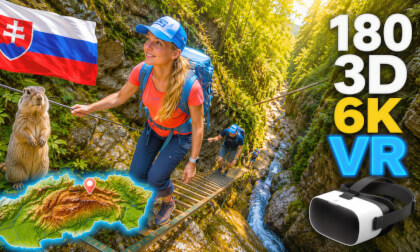 🏞️ Slovak Paradise National Park in 180° 3D VR | Ladders, Waterfalls & Epic Gorges 180° 3D VR.