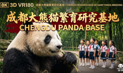 8K3D VR180 | A Poetry of Black and White: Chengdu Giant Panda Base | 写给黑白的诗：成都大熊猫繁育研究基地