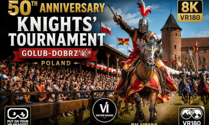 50th Anniversary International Knights' Tournament in Golub-Dobrzyń 🇵🇱 | Epic Jousting Show | 8K VR180