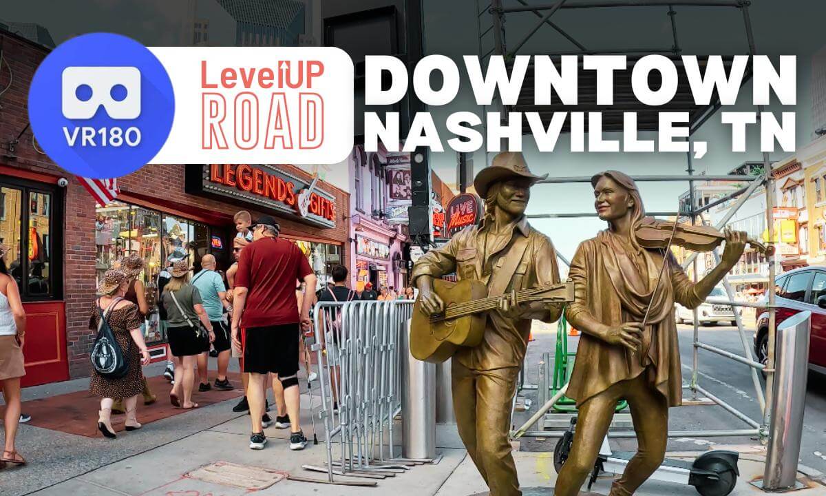 Downtown Nashville in VR180 + Bonus Clips