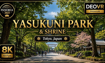 Yasukuni Park & Shrine 360° VR | Quiet Tokyo Walk in 8K 60fps