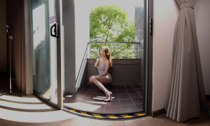 [VR180 - 8K] Asian Beauty | Private Balcony 8K VR (Part 2) | HDR | VisionPro