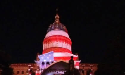 July 4th celebrations at WV Capital, Lincoln, new state created from Civil War