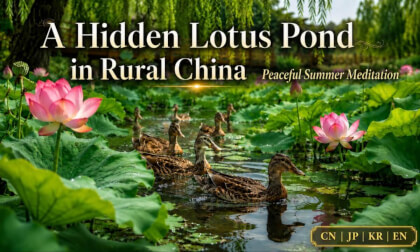 Wander China Ep.26|A Hidden Lotus Pond in Rural China（Peaceful Summer Meditation）荷塘冥想