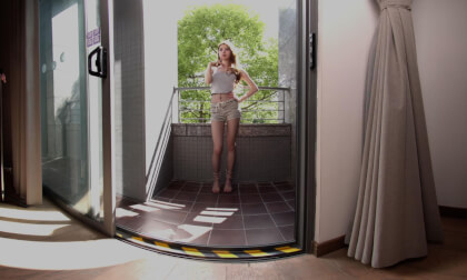 [VR180 - 8K] Asian Beauty | Private Balcony 8K VR (Part 3) | HDR | VisionPro