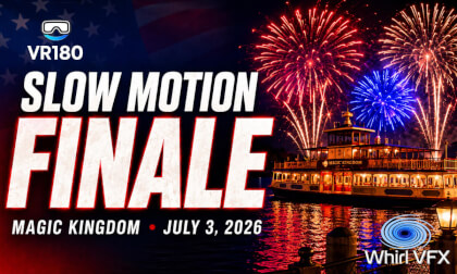 Magic Kingdom 4th of July | Fireworks Finale 2026 | Ferry Dock View | Slow Motion