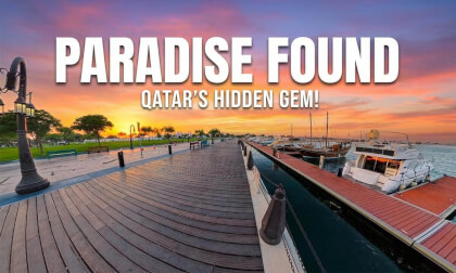 🌅 Old Doha Port Marina at Sunset 🇶🇦 | Relaxing 8K 360° VR Experience | Qatar