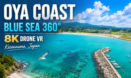 Oya Coast, Japan 8K 360° VR | Blue Sea, Sanriku Coast & a Wild Osprey Surprise