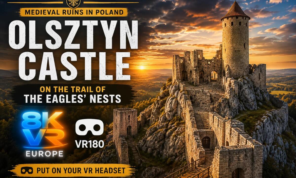 Olsztyn Castle in 8K VR180 | Medieval Ruins on the Trail of the Eagles’ Nests