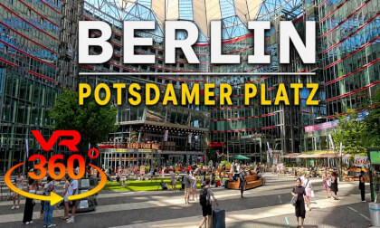 Potsdamer Platz in Berlin | Walk around | June 2026  | 360° VR | Insta360 X4 8K
