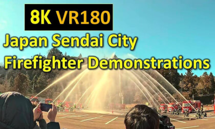 Japan Sendai City Firefighter Demonstrations