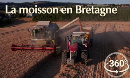 Vivez la moisson du blé dans le Finistère en totale immersion 360