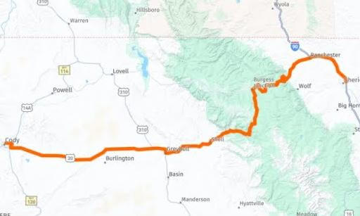 2025 Sturgis Trip - July 29th 2025 - Greybull WY to Dayton WY
