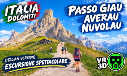 Passo Giau al Rifugio Averau e Rifugio Nuvolau | Escursione VR180 3D nelle Dolomiti 🇮🇹 (31/05/26)