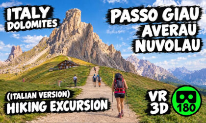 Passo Giau al Rifugio Averau e Rifugio Nuvolau | Escursione VR180 3D nelle Dolomiti 🇮🇹 (31/05/26)