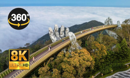 Ba Na Hills, Vietnam | 360º 8K Above the clouds