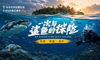 一次与鲨鱼的探险 An expedition with sharks|马尔代夫拉斯杜岛 Rasdhoo Island