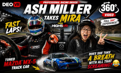Professional Racing Driver Ash Miller Takes Mira for INSANE Hot Laps! 😱 Can She Stop Screaming? | Mazda MX-5 Track Car