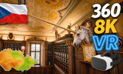 🏛️ Hospital Kuks & Broumovské stěny 🇨🇿 | Baroque Mysteries and Sandstone Labyrinths | 360° 8K VR