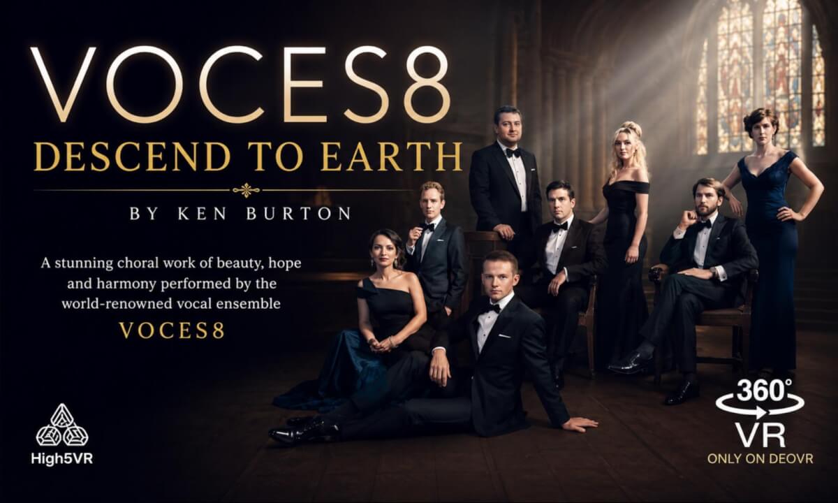 VOCES8 – Descend to Earth by Ken Burton | Live Choral Performance