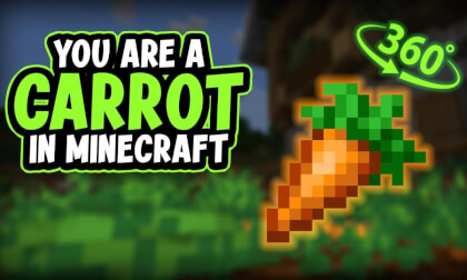 POV: You're a Carrot in Minecraft... This Ends Badly (360°)🥕