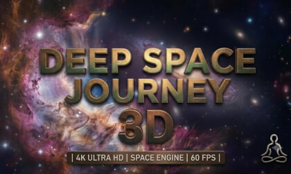 3D Deep Space Journey  | Relaxing Space Travel