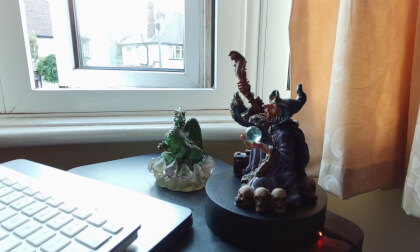 Test Video: Wizard on a turn table