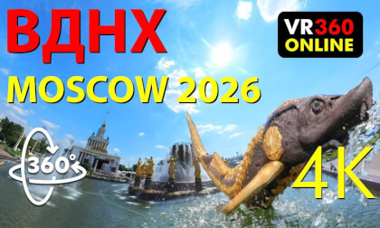 VDNH  Moscow 2026 🇷🇺 | 360° VR Video 6K Virtual Walking Tour | Explore Moscow in VR360