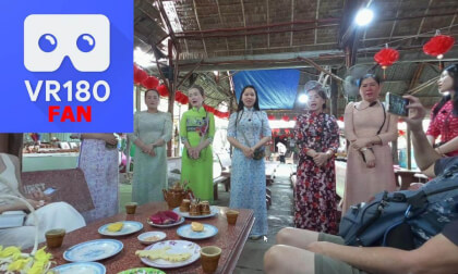 (3D VR180) Coconut Island on the Mekong River @Saigon, Vietnam, 2026