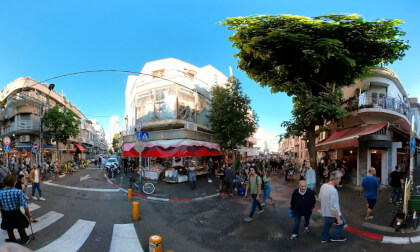 A walk in Shuk Levinsky market and Florentin on Friday with spices, restaurants, beer, 360VR VR Video A walk in Shuk Levinsky market and Florentin on Friday with spices, restaurants, beer, 360VR VR