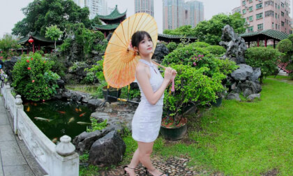 可爱妹子旗袍风格