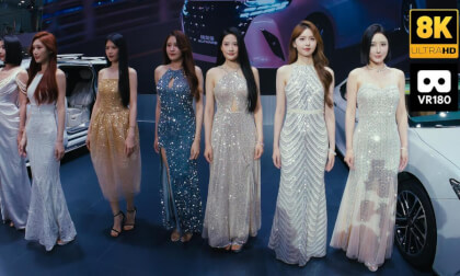Auto salon girls runaway show, Chengdu International Auto Show 2025