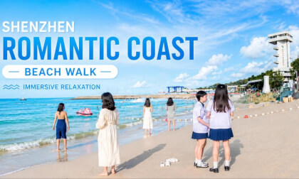 Romantic Beachside Stroll